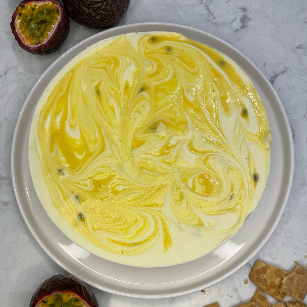 Passion Fruit No-Bake&nbsp;Cheesecake